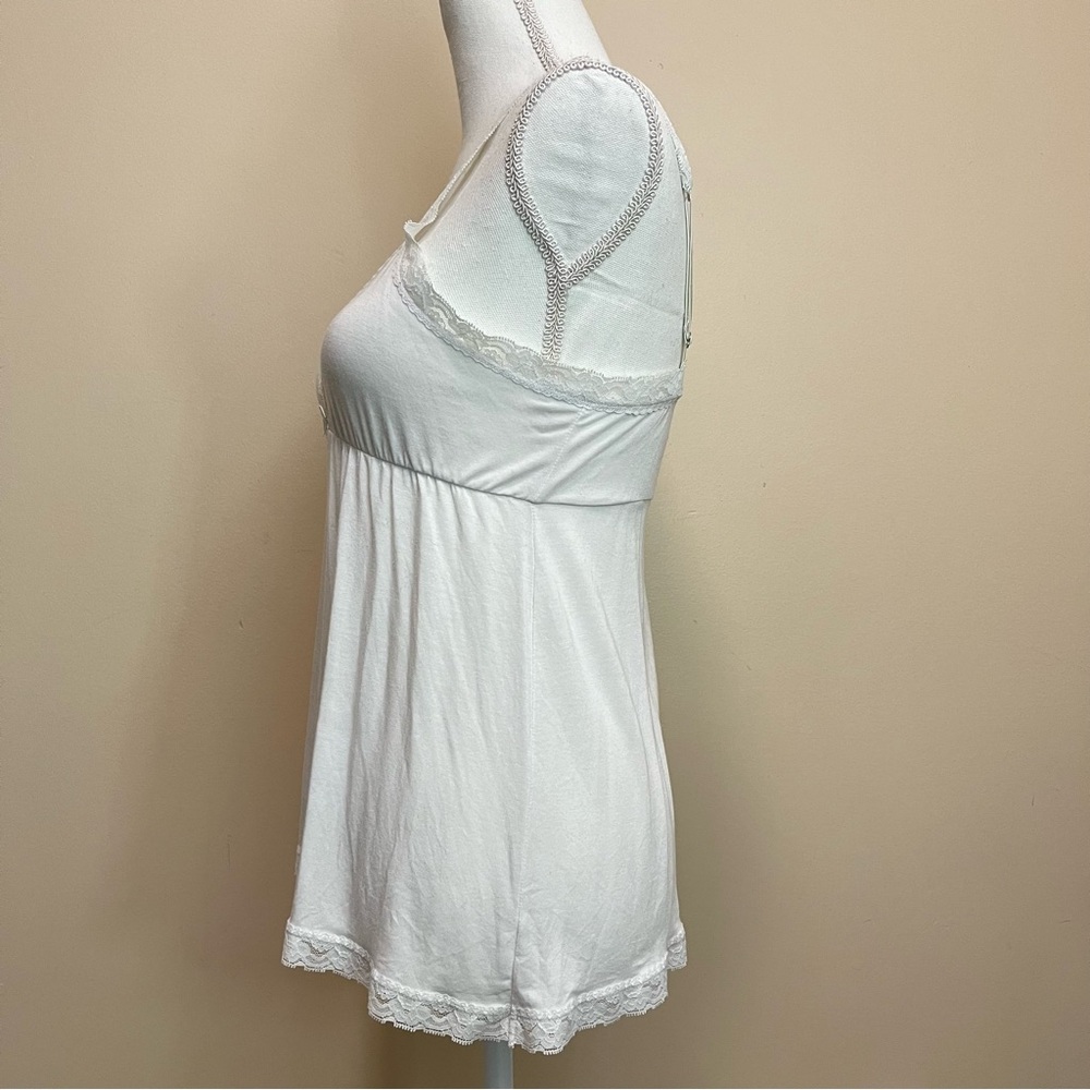 Barefoot Dreams Luxe Milk Jersey Lace Cami Tank PJ’s - Size S - Picture 7 of 16